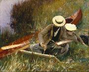 John Singer Sargent An Out of Doors Study china oil painting artist